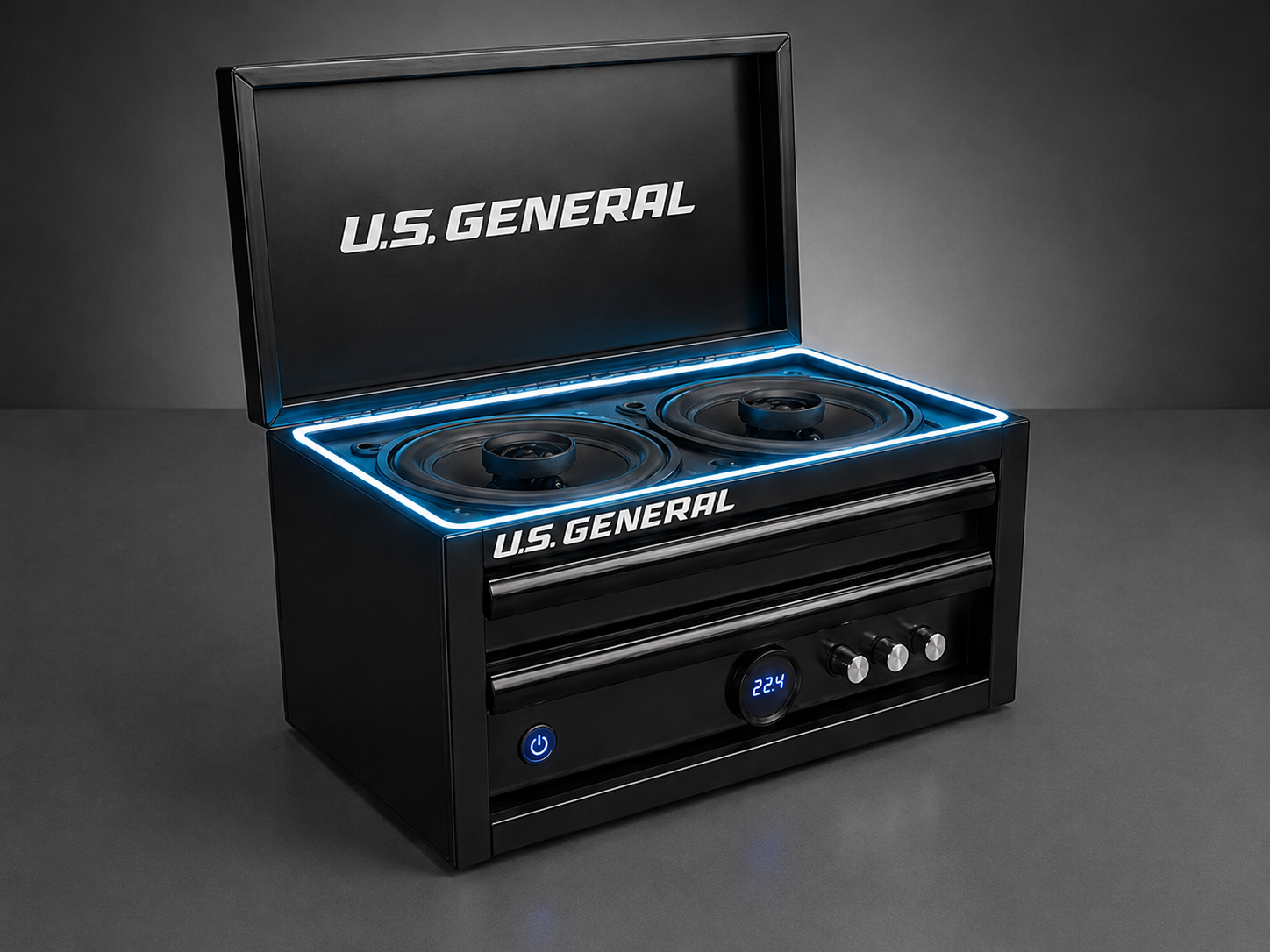 IRONBOX P5 Toolbox Speaker – 5Ah Battery with Pyle Speakers