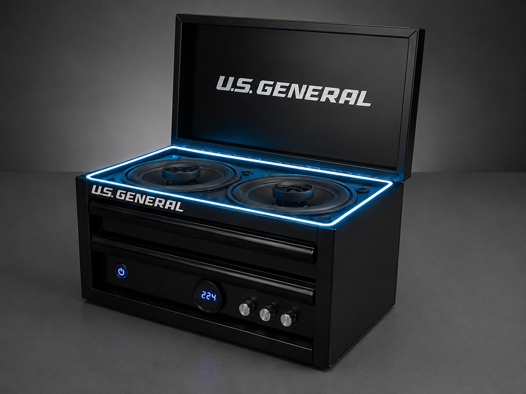 IRONBOX P5 Toolbox Speaker – 5Ah Battery with Pyle Speakers
