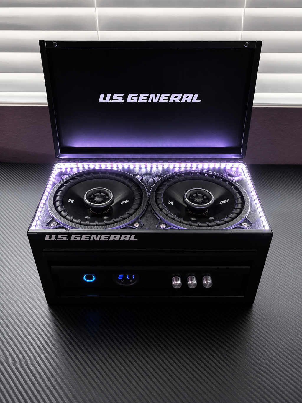 IRONBOX P5 Toolbox Speaker – 5Ah Battery with Pyle Speakers