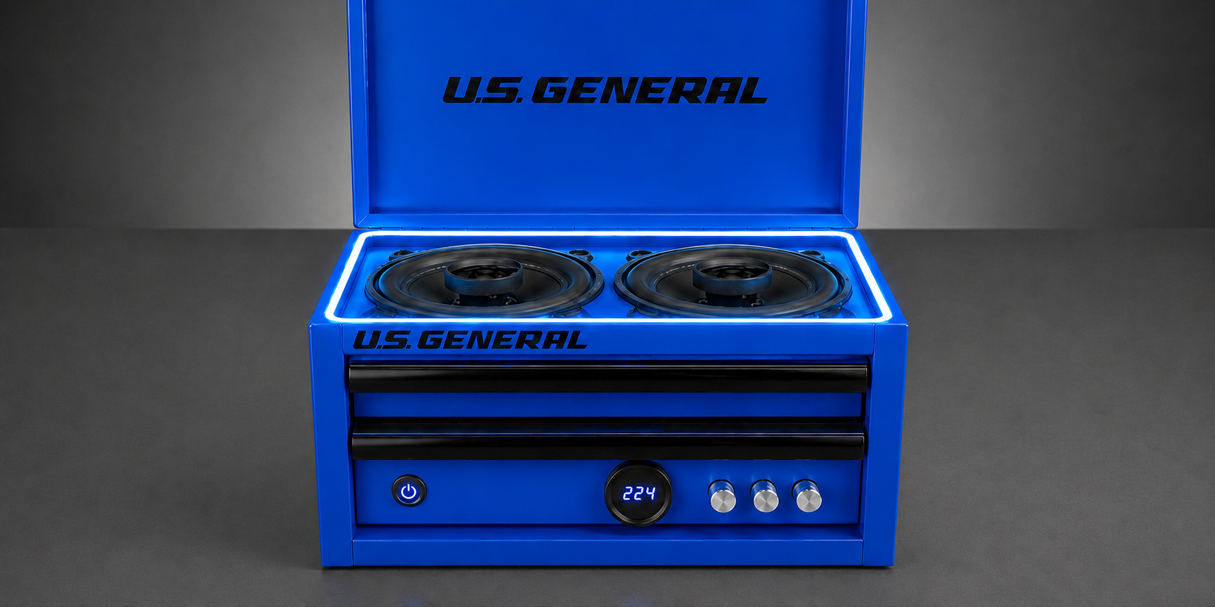 IRONBOX P5 Toolbox Speaker – 5Ah Battery with Pyle Speakers