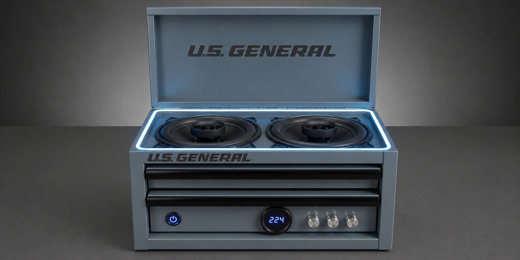 IRONBOX K10 – 10Ah Toolbox Speaker with Kicker Speakers
