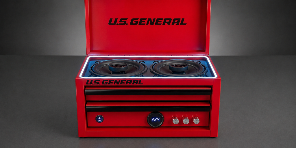 IRONBOX K10 – 10Ah Toolbox Speaker with Kicker Speakers
